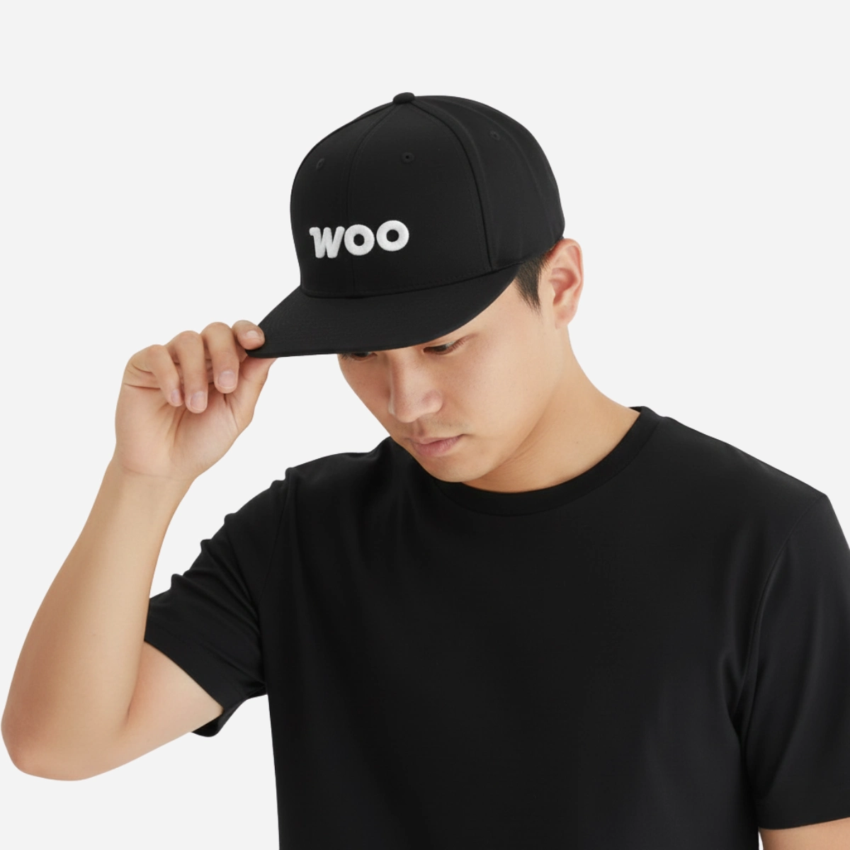 Classic Flat Brim Logo Cap - Image 5