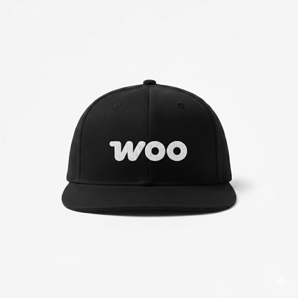 Classic Flat Brim Logo Cap